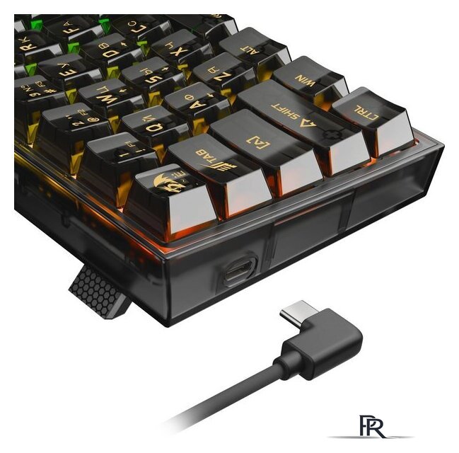Клавиатура Redragon Fizz (прозрачный/черный) - Изображение №7 — Интернет-магазин ПроЗаказ