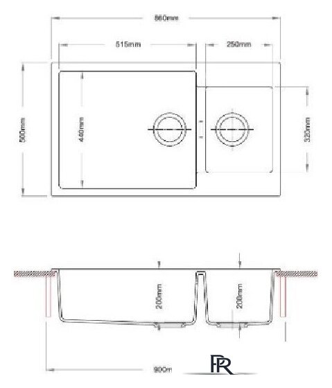 Кухонная мойка Longran Enigma ENG860.500 15 (крома) - Изображение №2 — Интернет-магазин ПроЗаказ