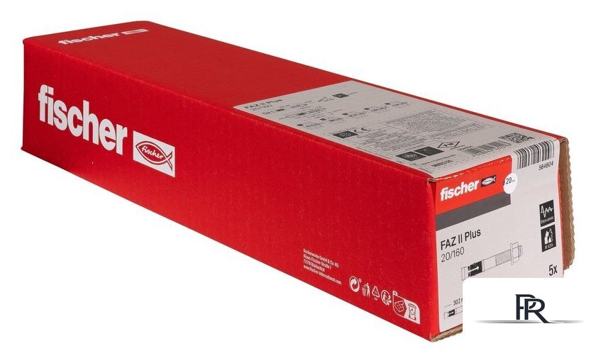 Анкерный болт Fischer FAZ II Plus 20/160 ZP 564604 (5 шт) - Изображение №2 — Интернет-магазин ПроЗаказ