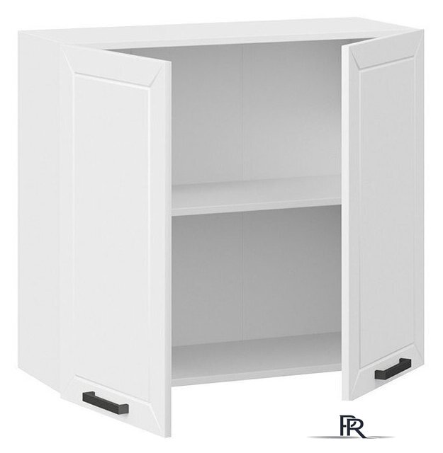 Шкаф навесной Трия Лорас 1В8 (белый/холст белый) - Изображение №2 — Интернет-магазин ПроЗаказ