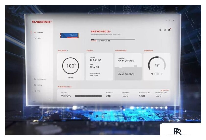 SSD WD Blue SN5100 4TB WDS400T5B0E - Изображение №6 — Интернет-магазин ПроЗаказ
