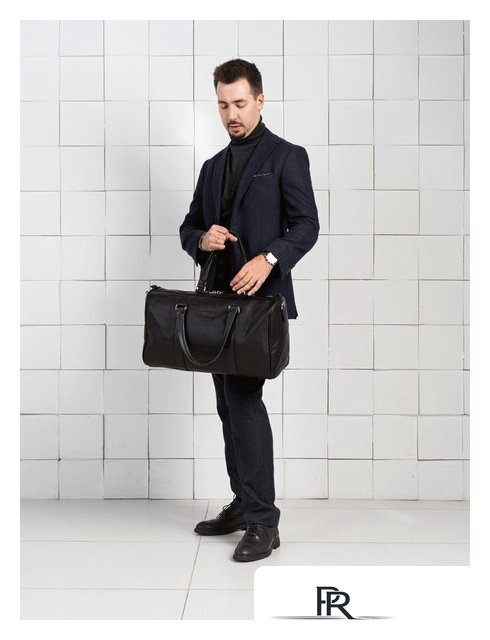 Дорожная сумка Carlo Gattini Classico Noffo 4018-01 (черный) - Изображение №8 — Интернет-магазин ПроЗаказ