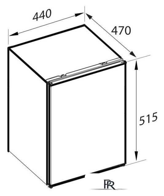 Однокамерный холодильник Zigmund & Shtain FR 11 W - Изображение №3 — Интернет-магазин ПроЗаказ