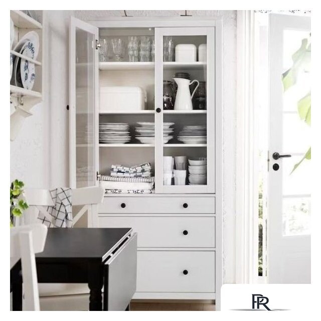 Шкаф-витрина ММЦ Кантри 23 (белый лак) - Изображение №4 — Интернет-магазин ПроЗаказ