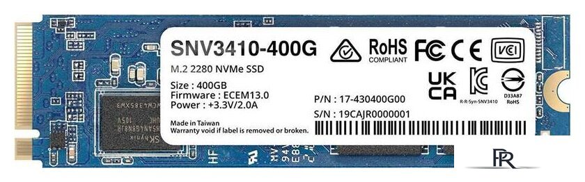 SSD Synology SNV3410-400G 400GB - Изображение №1 — Интернет-магазин ПроЗаказ