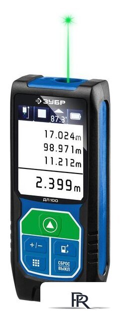 Лазерный дальномер Зубр ДЛ-100 - Изображение №1 — Интернет-магазин ПроЗаказ