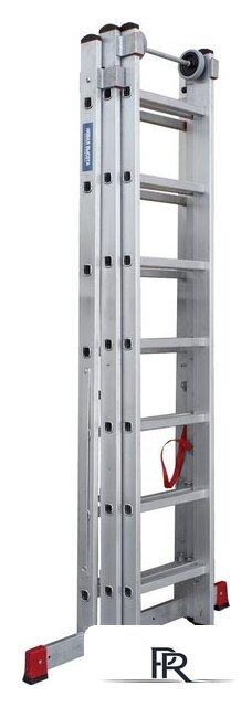 Лестница-стремянка Новая высота NV 523 трёхсекционная индустриальная 3x7 ступеней - Изображение №5 — Интернет-магазин ПроЗаказ