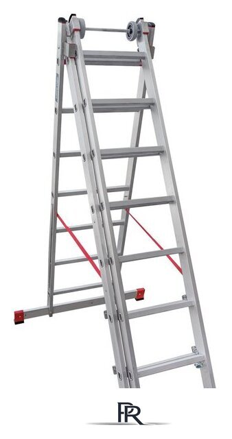 Лестница-стремянка Новая высота NV 523 трёхсекционная индустриальная 3x7 ступеней - Изображение №6 — Интернет-магазин ПроЗаказ