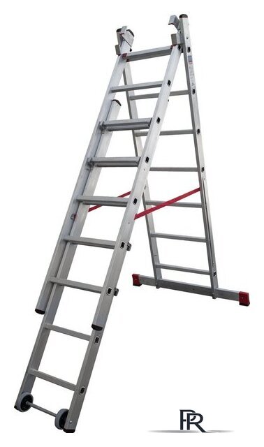 Лестница-стремянка Новая высота NV 523 трёхсекционная индустриальная 3x7 ступеней - Изображение №3 — Интернет-магазин ПроЗаказ