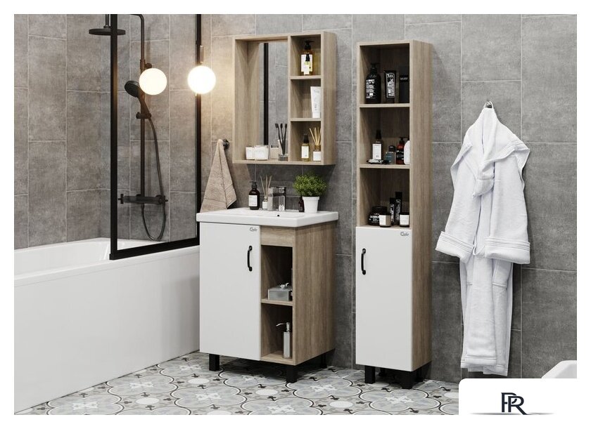  Onika Тумба под умывальник Тимбер 60.01 106115 - Изображение №2 — Интернет-магазин ПроЗаказ