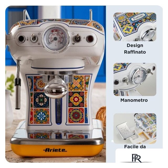 Рожковая кофеварка Ariete Capri 1389/1P - Изображение №6 — Интернет-магазин ПроЗаказ