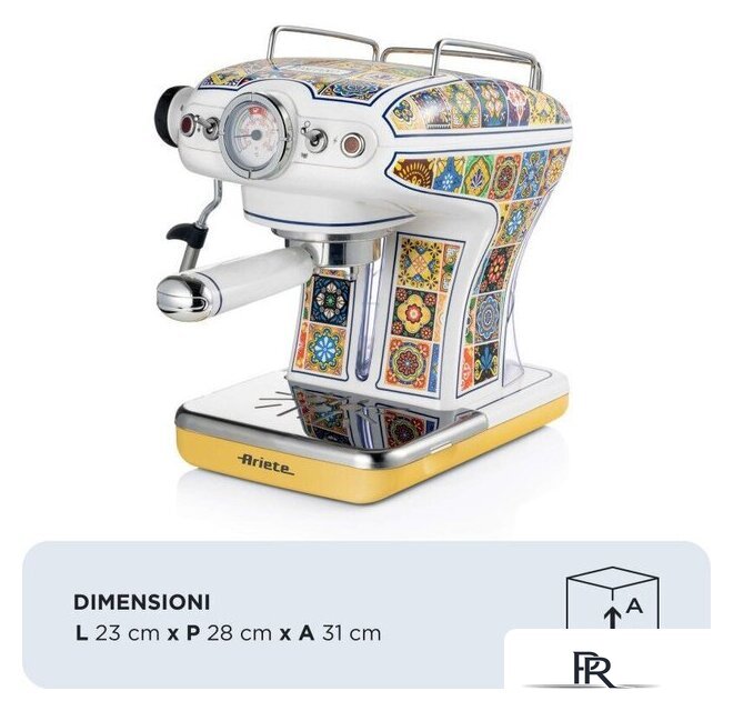Рожковая кофеварка Ariete Capri 1389/1P - Изображение №5 — Интернет-магазин ПроЗаказ
