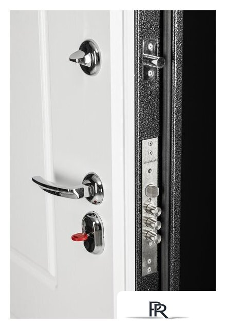 Металлическая дверь Guard Термо MG109 96x205 правая (черное серебро/белый ясень) - Изображение №5 — Интернет-магазин ПроЗаказ