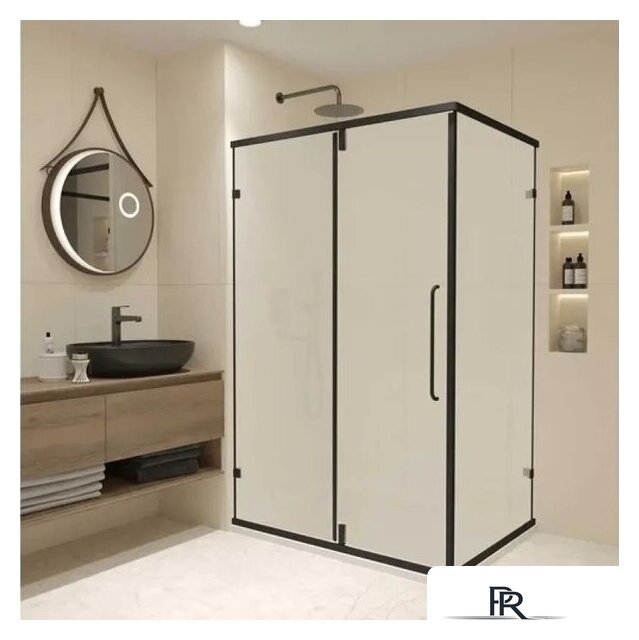 Душевой уголок RGW CL-046B 350904698-24 (черный/матовое стекло) - Изображение №1 — Интернет-магазин ПроЗаказ