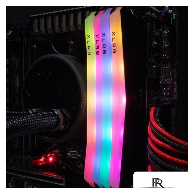 Оперативная память PNY XLR8 Gaming Epic-X RGB 16GB DDR4 PC4-25600 MD16GD4320016XRGB - Изображение №6 — Интернет-магазин ПроЗаказ