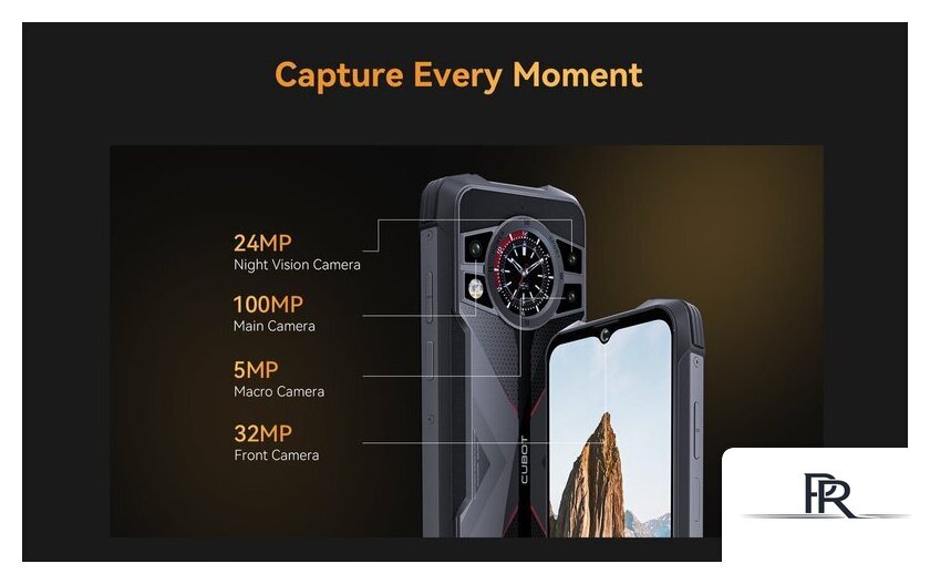 Телефон Cubot King Kong 9 12GB/512GB (черный) - Изображение №2 — Интернет-магазин ПроЗаказ