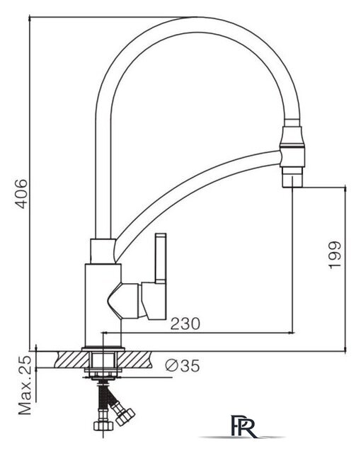Смеситель Lauter Flex 21СК7505C - Изображение №2 — Интернет-магазин ПроЗаказ