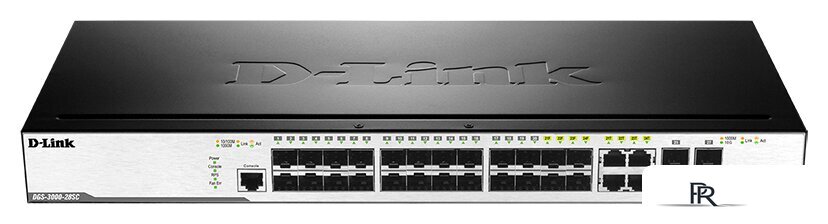 Управляемый коммутатор 2-го уровня D-Link DGS-3000-28SC/A1A - Изображение №1 — Интернет-магазин ПроЗаказ