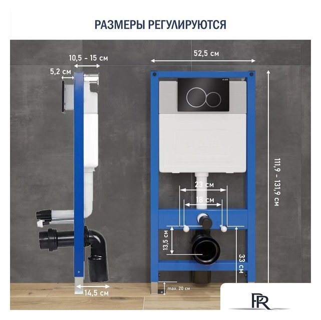 Унитаз подвесной Lauter Sulzdorf с микролифтом и кнопкой смыва 219704E (белый/черный) - Изображение №29 — Интернет-магазин ПроЗаказ