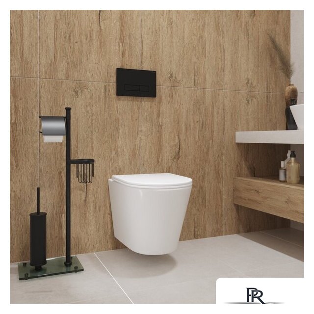 Унитаз подвесной Lauter Longer 2110822 + GROHE Rapid SL 38721001 с кнопкой (овальная, хром) - Изображение №10 — Интернет-магазин ПроЗаказ