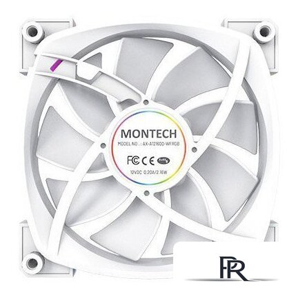 Вентилятор для корпуса Montech AX120 PWM (белый) - Изображение №5 — Интернет-магазин ПроЗаказ