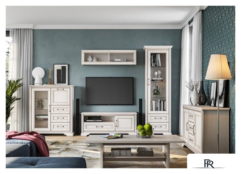 Шкаф-витрина Black Red White Stylius B169-SFW1W (лиственница сибирская) - Изображение №2 — Интернет-магазин ПроЗаказ