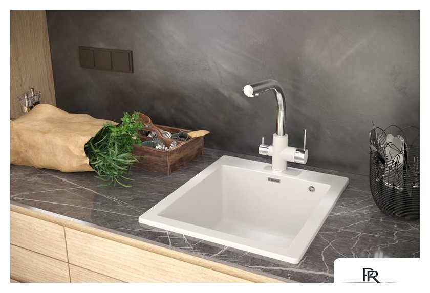 Кухонная мойка Paulmark Kante 50 PM105152-WH - Изображение №3 — Интернет-магазин ПроЗаказ