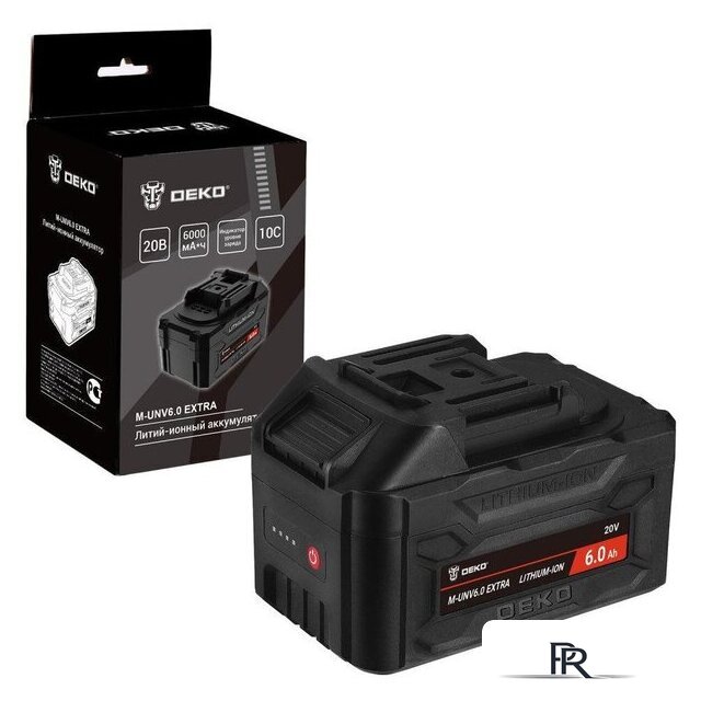 Аккумулятор Deko M-UNV6.0 Extra 081-1021 (20В/6 Ач) - Изображение №1 — Интернет-магазин ПроЗаказ