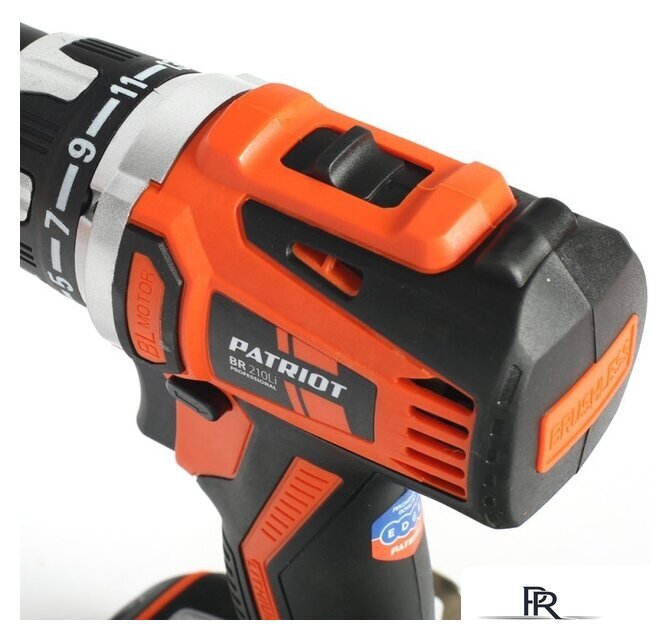 Дрель-шуруповерт Patriot BR 210Li 180301550 (с 2-мя АКБ, кейс) - Изображение №7 — Интернет-магазин ПроЗаказ