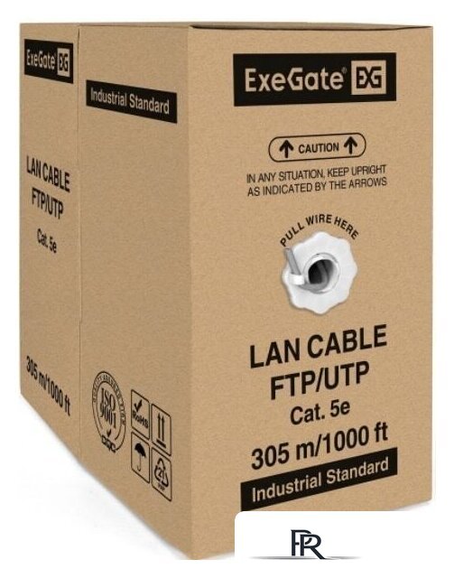 Кабель ExeGate SFTP4-C5e-CU-S24-IN-PVC-GY-305-FLUKE SFTP EX281809RUS - Изображение №2 — Интернет-магазин ПроЗаказ