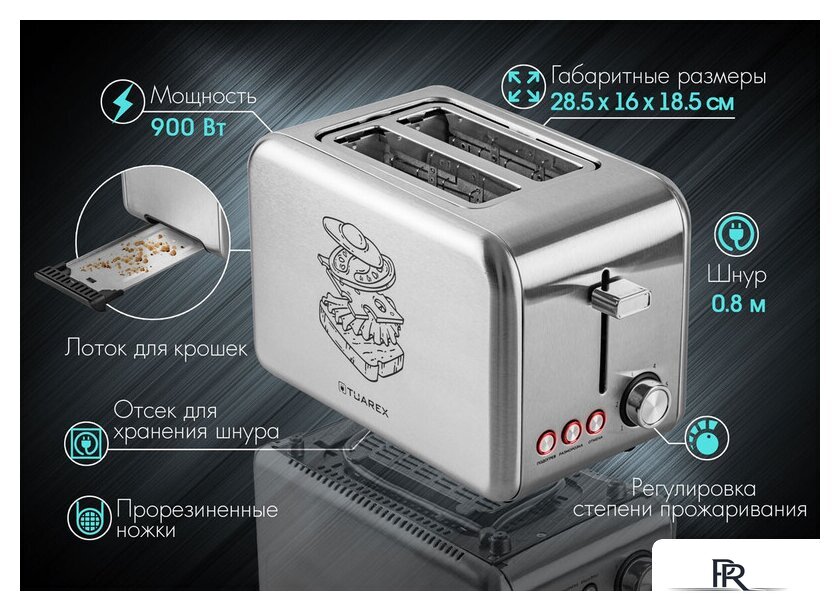 Тостер Tuarex TK-6001 - Изображение №11 — Интернет-магазин ПроЗаказ