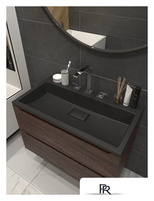Умывальник Versalia Absolute 100 Black - Изображение №2 — Интернет-магазин ПроЗаказ