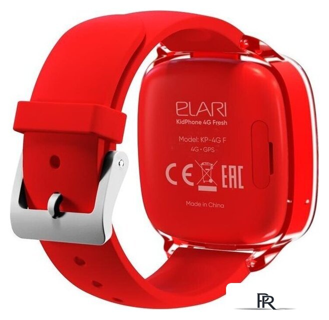 Детские умные часы Elari KidPhone Fresh 4G (красный) - Изображение №4 — Интернет-магазин ПроЗаказ