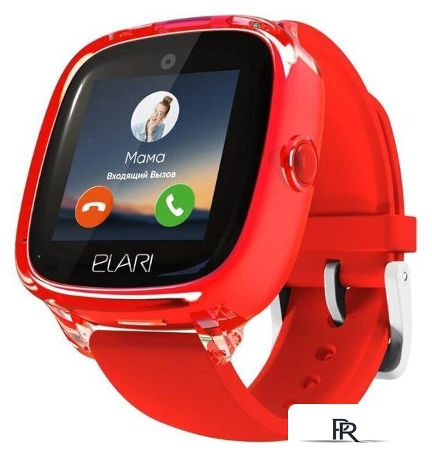 Детские умные часы Elari KidPhone Fresh 4G (красный) - Изображение №2 — Интернет-магазин ПроЗаказ