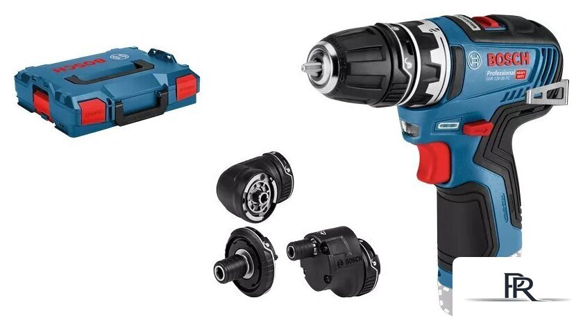 Дрель-шуруповерт Bosch GSR 12V-35 FC Professional 06019H3003 (без АКБ, набор сменных патронов, кейс) - Изображение №1 — Интернет-магазин ПроЗаказ