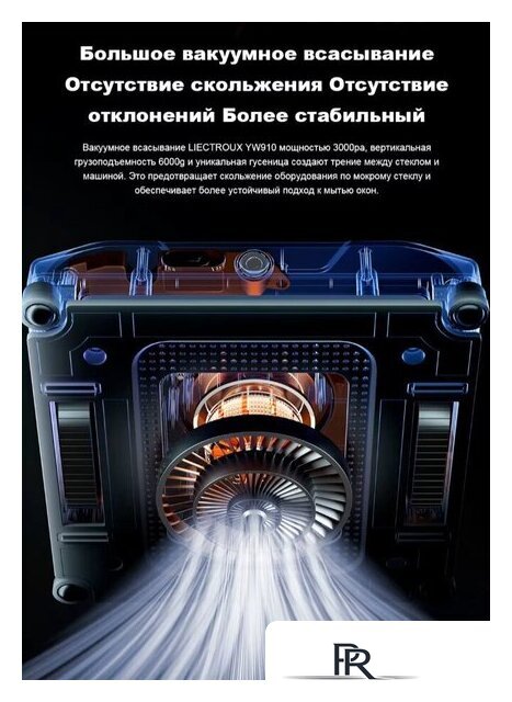 Робот для мытья окон Liectroux YW910 - Изображение №25 — Интернет-магазин ПроЗаказ