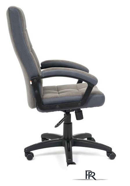 Офисное кресло TetChair Trendy (флок/ткань, серый) - Изображение №3 — Интернет-магазин ПроЗаказ