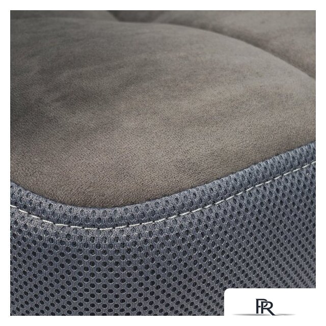 Офисное кресло TetChair Trendy (флок/ткань, серый) - Изображение №8 — Интернет-магазин ПроЗаказ