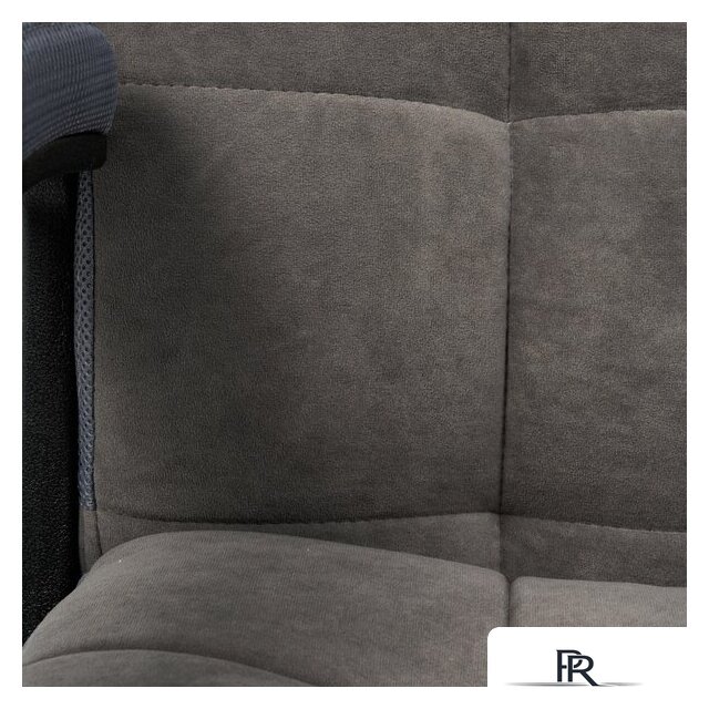 Офисное кресло TetChair Trendy (флок/ткань, серый) - Изображение №11 — Интернет-магазин ПроЗаказ