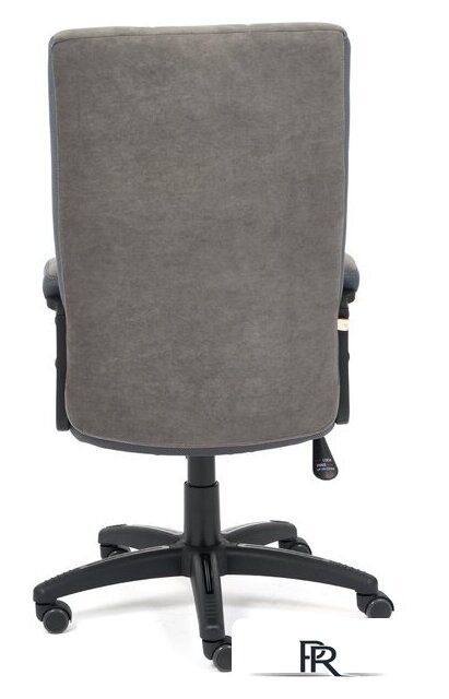 Офисное кресло TetChair Trendy (флок/ткань, серый) - Изображение №5 — Интернет-магазин ПроЗаказ