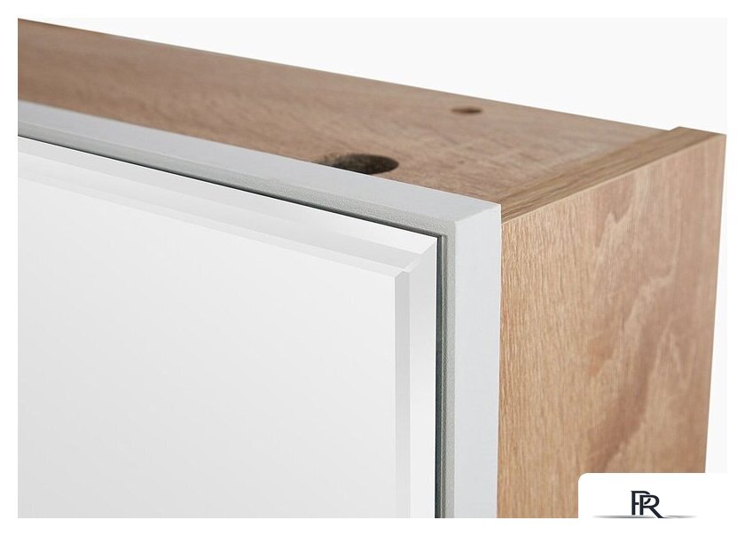 Тумба для обуви Трия Тип 16 с зеркалом (дуб сонома/белая шагрень) - Изображение №6 — Интернет-магазин ПроЗаказ