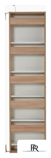 Тумба для обуви Трия Тип 16 с зеркалом (дуб сонома/белая шагрень) - Изображение №4 — Интернет-магазин ПроЗаказ