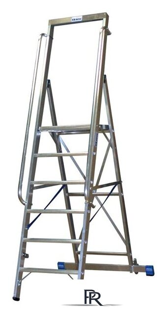 Лестница-стремянка Krause Stabilo с поручнем 7 ступеней - Изображение №1 — Интернет-магазин ПроЗаказ