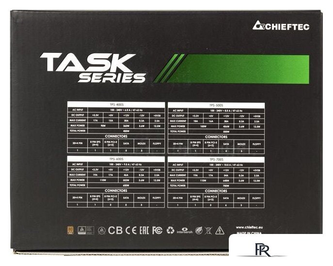 Блок питания Chieftec Task TPS-600S (черный) - Изображение №6 — Интернет-магазин ПроЗаказ