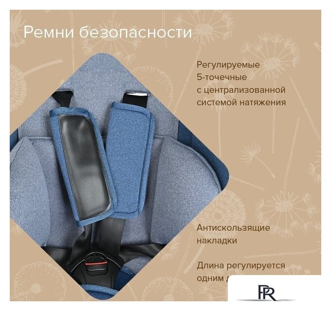 Детское автокресло Pituso Ruente R202 (джинс/светло-серый) - Изображение №14 — Интернет-магазин ПроЗаказ