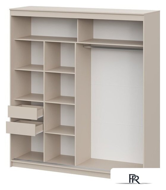 Шкаф-купе NN мебель К ШКП 3 2.0 Макс (меланж) - Изображение №3 — Интернет-магазин ПроЗаказ