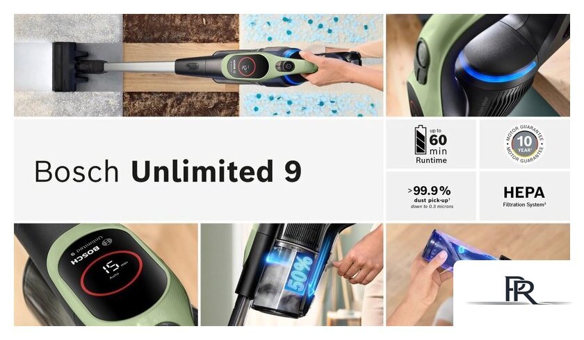 Пылесос Bosch Unlimited 9 BCS931TQC - Изображение №12 — Интернет-магазин ПроЗаказ