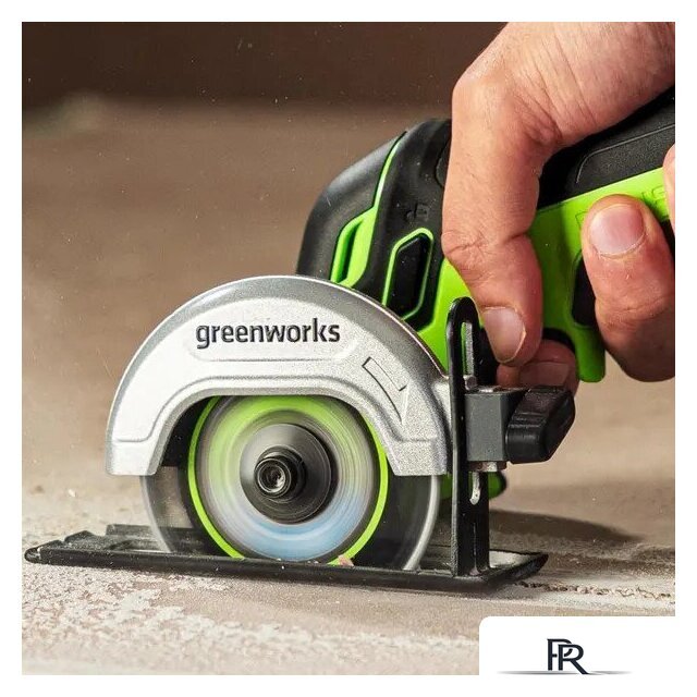 Угловая шлифмашина Greenworks GD24UCS 3402007CUA (с 1-им АКБ) - Изображение №9 — Интернет-магазин ПроЗаказ