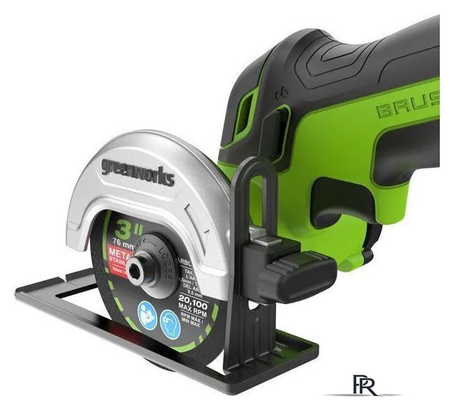 Угловая шлифмашина Greenworks GD24UCS 3402007CUA (с 1-им АКБ) - Изображение №5 — Интернет-магазин ПроЗаказ