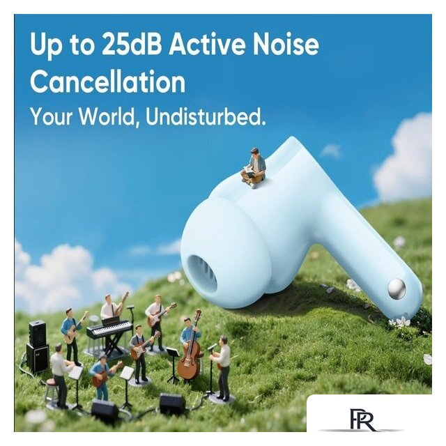 Наушники Realme Buds T200x (голубой) - Изображение №7 — Интернет-магазин ПроЗаказ